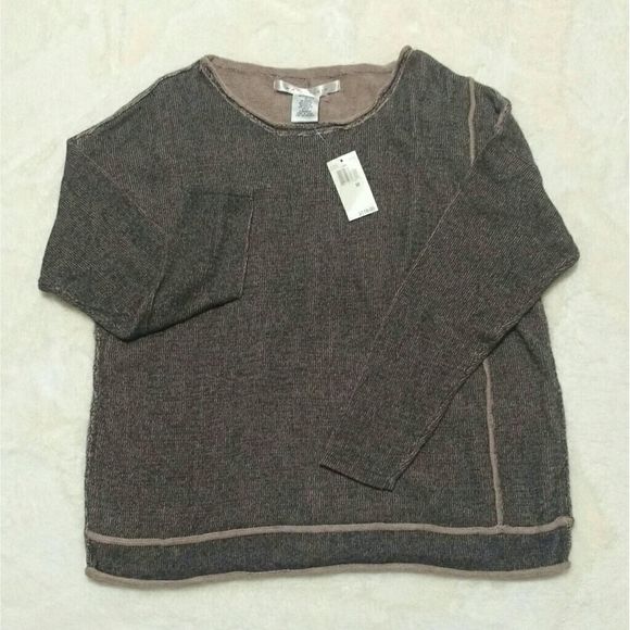 Max Studio Sweaters - Max Studio Oversized Grey Sweater Medium